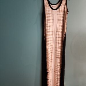 Calvin Klein tie die maxi dress